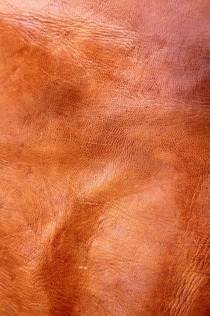 what is vegetable tanned leather