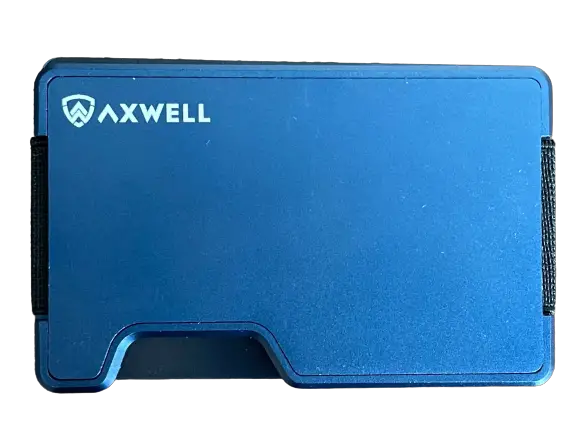 Axwell Wallet Navy Blue Aluminum