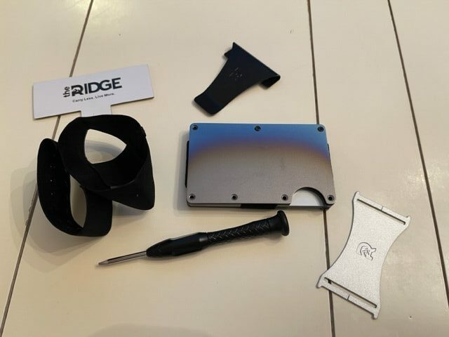 Ridge Wallet with Money Clip Removed